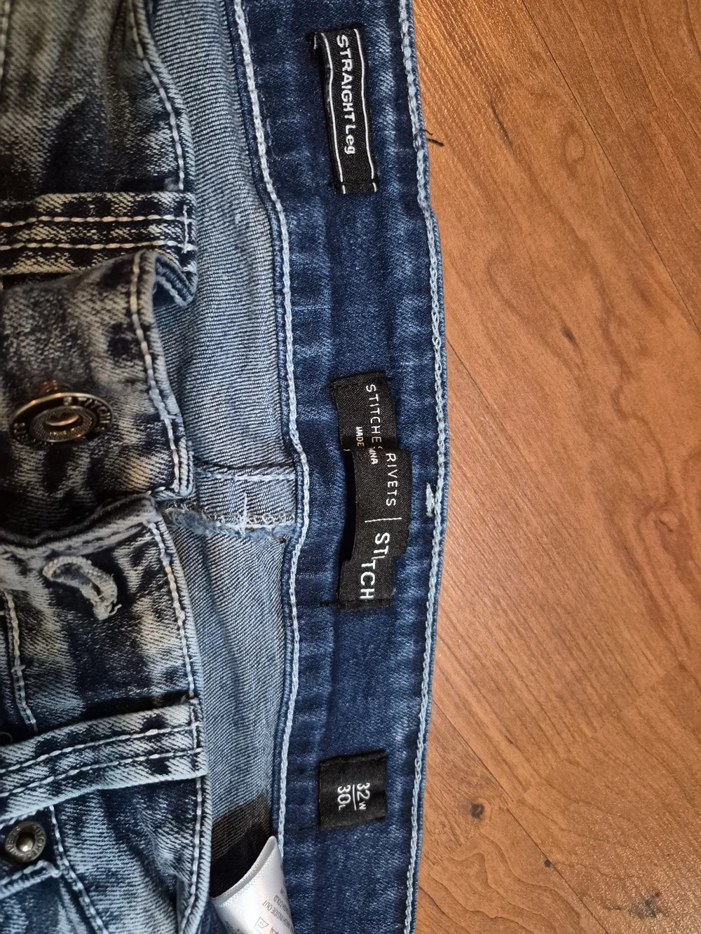 Denim Men’s Blue Washed Jeans